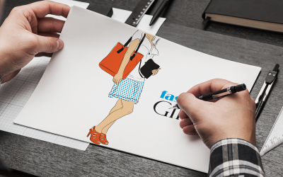 kreative Illustration für Mode-0418-24