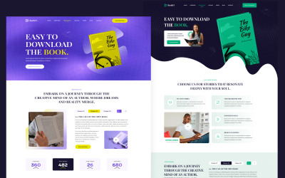 BookFi | eBook Landing Page Figma Template