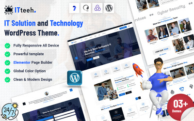 Itteeh - Rozwiązanie IT i motyw WordPress dla technologii