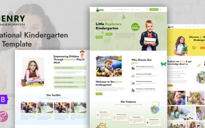 Jenry - HTML5-Vorlage für Kindergarten und Vorschule