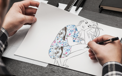 kreative Illustration für Mode-0424-24