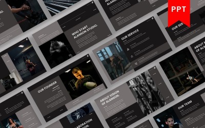 Alanson – Szablon prezentacji PowerPoint dla firm