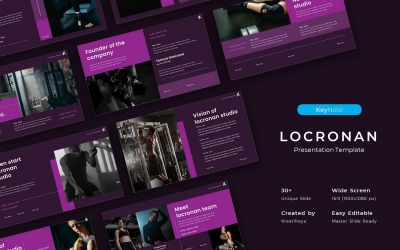 Lacronan – Szablon prezentacji biznesowej
