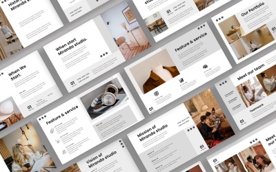 Miranda – Szablon prezentacji biznesowej PowerPoint