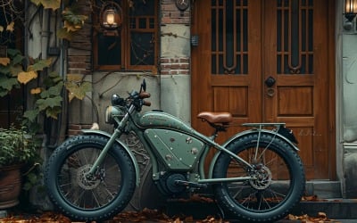 Electric E-Bikes, Bicycle Sleek Design 47