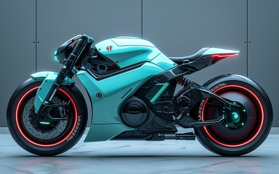 Electric E-Bikes, Bicycle Sleek Design 57