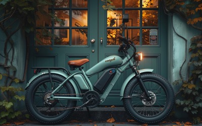 Electric E-Bikes, Bicycle Sleek Minimalist Design 46