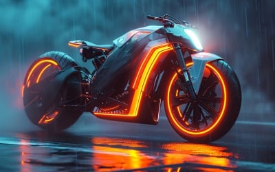 Electric E-Bikes, Bicycle Sleek Minimalist Design 54
