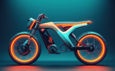 Elektriska elcyklar, cykel elegant minimalistisk design 20