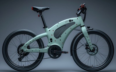 Elektriska elcyklar, cykel elegant minimalistisk design 26