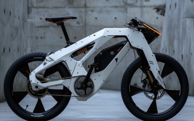 Electric E-Bikes, Bicycle Sleek Design 107