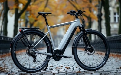 Electric E-Bikes, Bicycle Sleek Design 129
