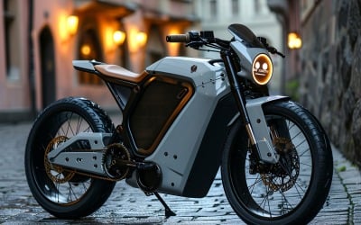Electric E-Bikes, Bicycle Sleek Design 135