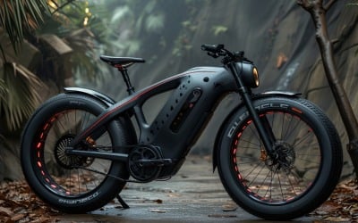 Electric E-Bikes, Bicycle Sleek Design 163
