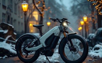 Electric E-Bikes, Bicycle Sleek Design 83