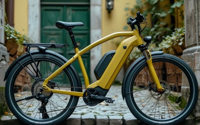 Electric E-Bikes, Bicycle Sleek Minimalist Design 124