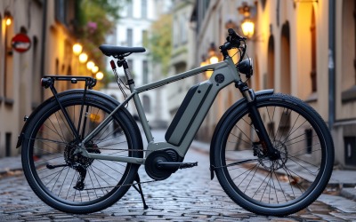 Electric E-Bikes, Bicycle Sleek Minimalist Design 132