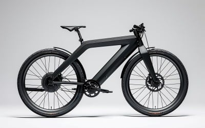 Electric E-Bikes, Bicycle Sleek Minimalist Design 156
