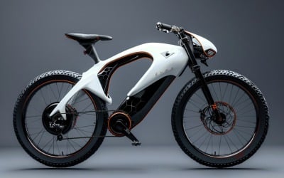 Electric E-Bikes, Bicycle Sleek Minimalist Design 160