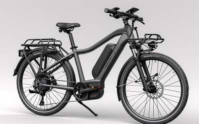 Electric E-Bikes, Bicycle Sleek Minimalist Design 96