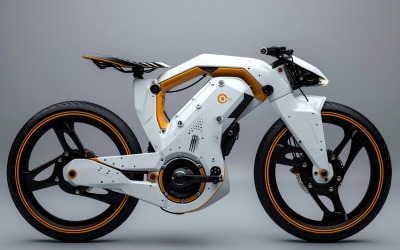 Elektriska elcyklar, cykel elegant minimalistisk design 104