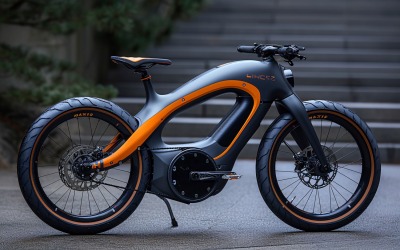 Elektriska elcyklar, cykel elegant minimalistisk design 134