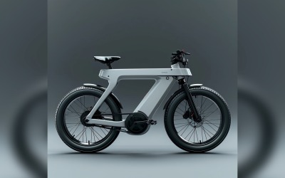 Elektriska elcyklar, cykel elegant minimalistisk design 148