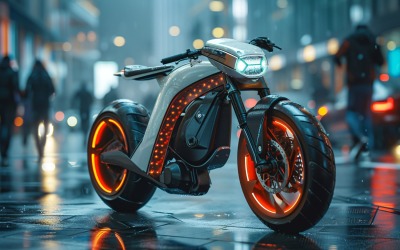 Elektriska elcyklar, cykel elegant minimalistisk design 62
