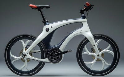 Elektriska elcyklar, cykel elegant minimalistisk design 184