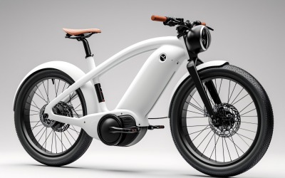 Elektriska elcyklar, cykel elegant minimalistisk design 196