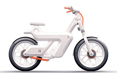 Elektriska elcyklar, cykelsnygg design 195