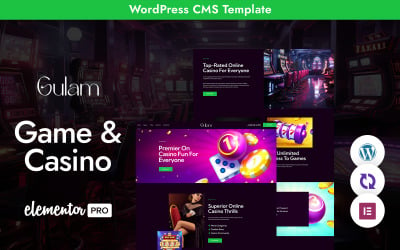 Gulam - Tema multipropósito adaptable para WordPress para casinos y juegos en línea