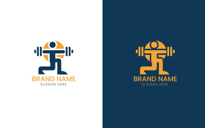 Logotipo de pesas fitness-08-289