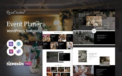 RoseCristal - Tema de WordPress para organizadores de eventos y bodas