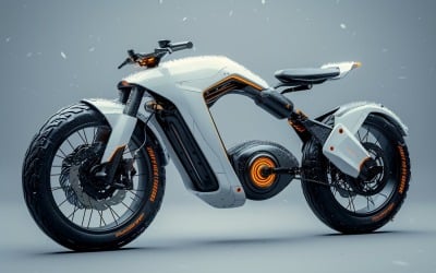 Electric E-Bikes, Bicycle Sleek Minimalist Design 212