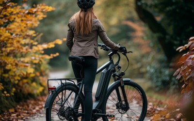 Electric E-Bikes, Bicycle Sleek Minimalist Design 252