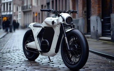 Electric E-Bikes, Bicycle Sleek Design 283