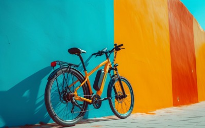 Electric E-Bikes, Bicycle Sleek Design 297