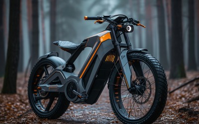 Elektriska elcyklar, cykel elegant minimalistisk design 300