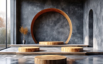 Podium för kosmetiska produkter Boho Style 115