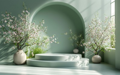 Podium för kosmetiska produkter Boho Style 134