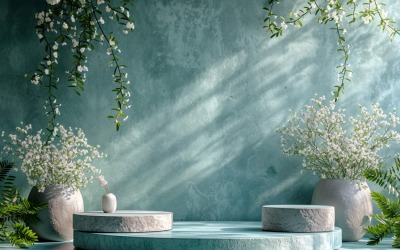 Podium för kosmetiska produkter Boho Style 137
