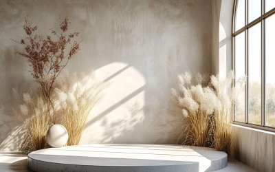 Podium för kosmetiska produkter Boho Style 141