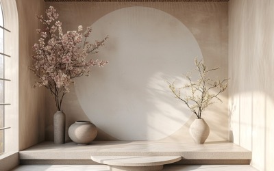 Podium för kosmetiska produkter Boho Style 149
