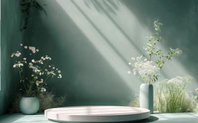 Podium för kosmetiska produkter Boho Style 67