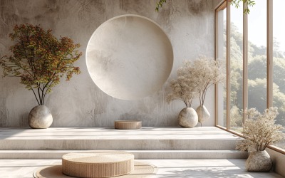 Podium för kosmetiska produkter Boho Style 96