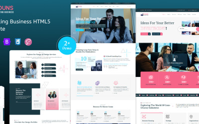 Couns - HTML5-sjabloon voor bedrijfsadvies