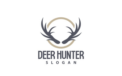 Deer Logo Deer Hunter Forest Animal V19