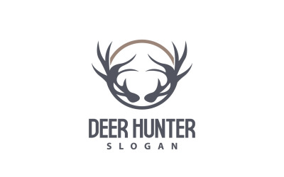 Deer Logo Deer Hunter Forest Animal V21