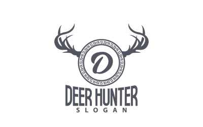 Deer Logo Deer Hunter Forest Animal V27